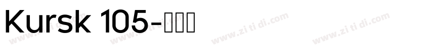 Kursk 105字体转换